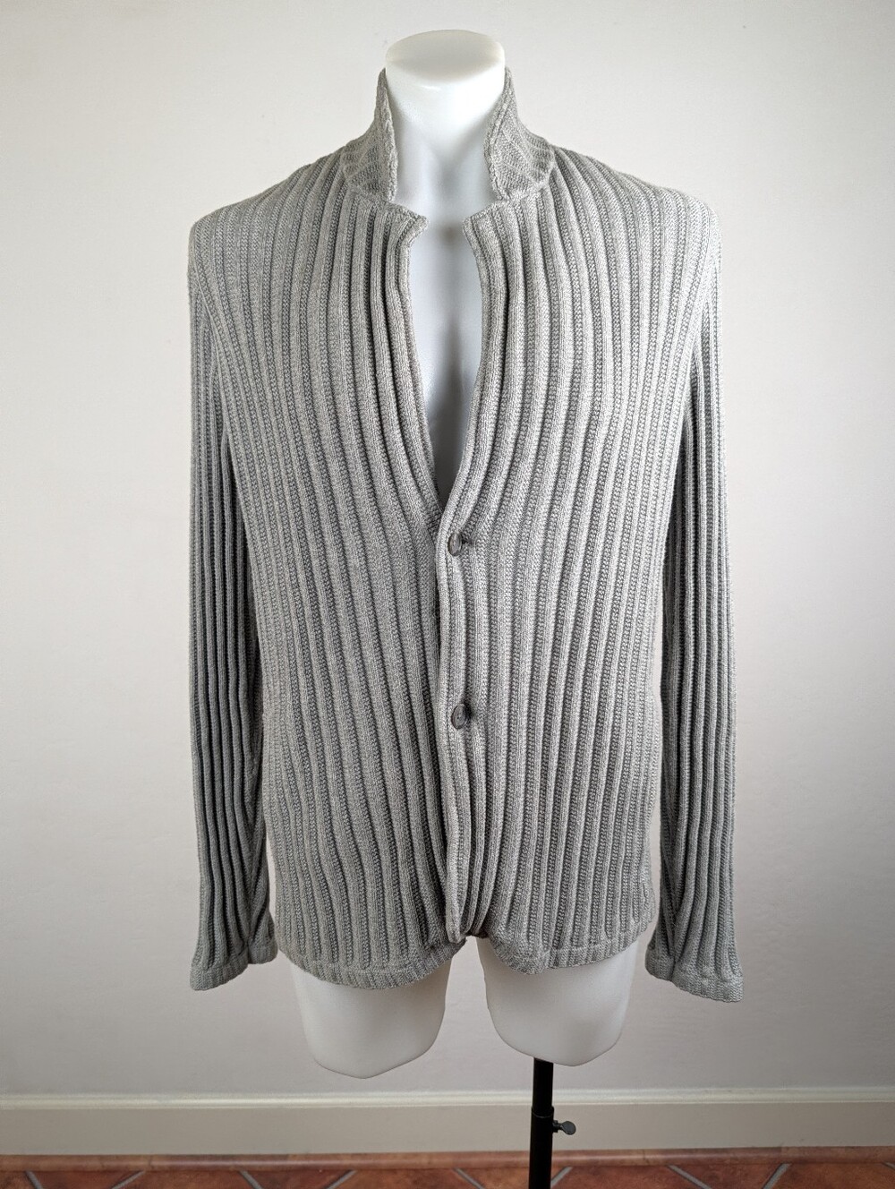 Vince Ribbed Cashmere Men's Cardigan